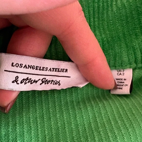 & Other Stories Vibrant Green Jumpsuit - Picture 5 of 6